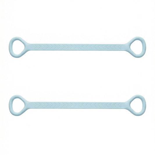2-PC Resistance Stretch Band with Ergonomic Handles for Upper Body Strength Training
