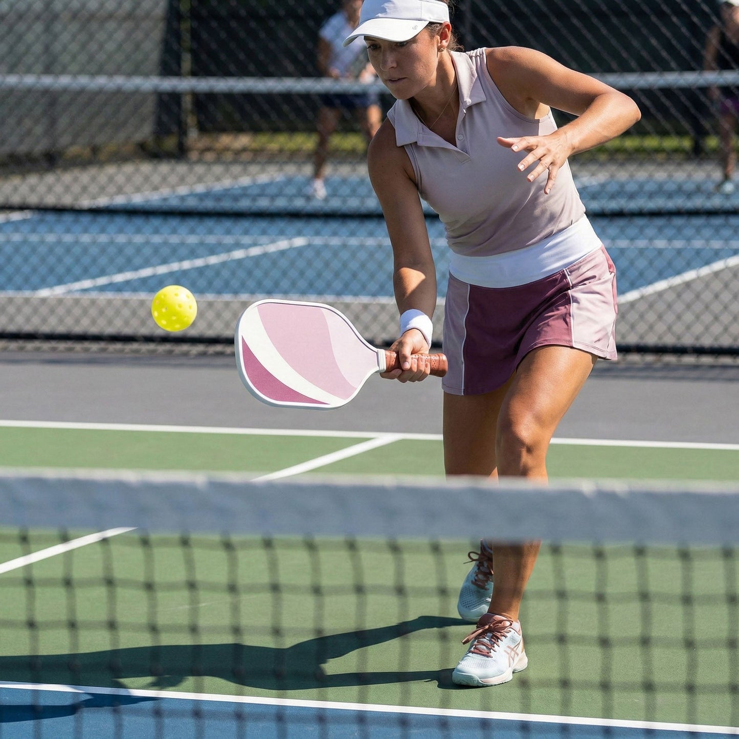 Pickleball Paddle Set 2 Pack Lightweight Rackets for Indoor Outdoor Play