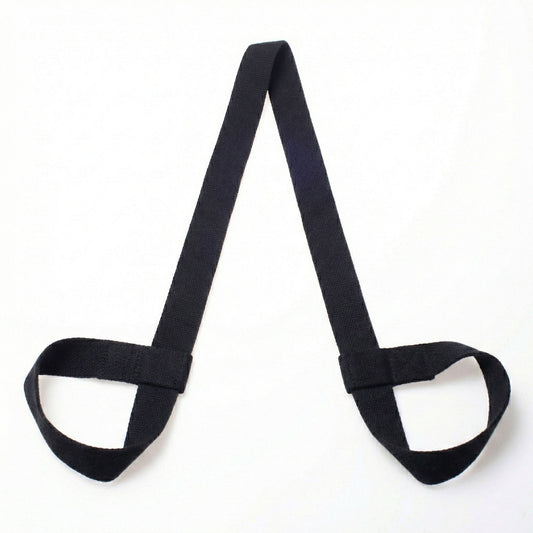 4-PC Stretch Strap with Foot Loops Adjustable Yoga Exercise Band