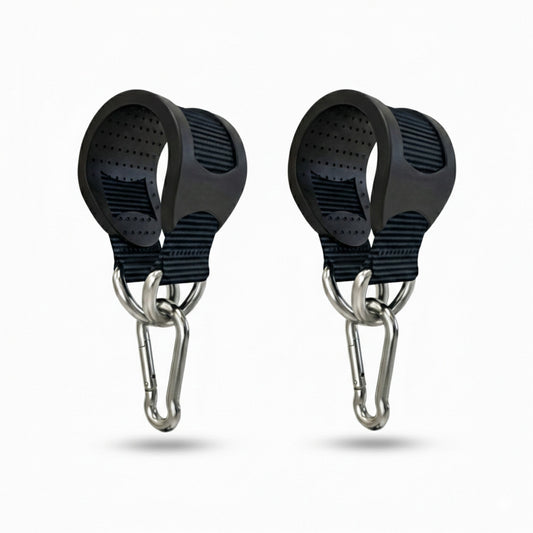 Weight Lifting Hooks with Wrist Straps for Grip Support