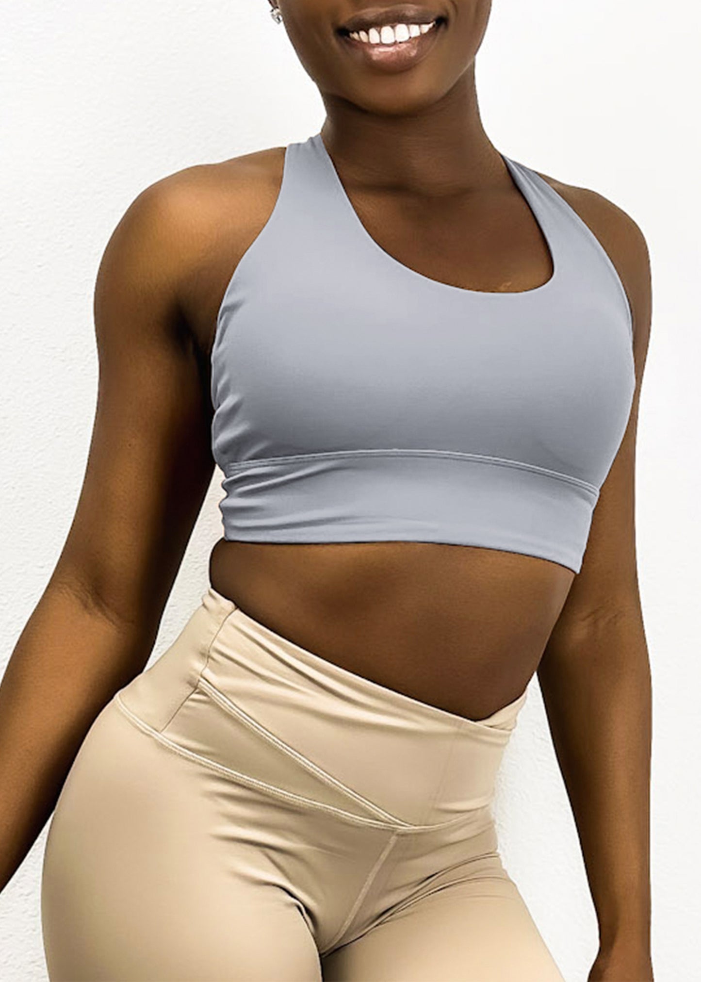 Soft Buttery Cross Back Fitness Sports Bra