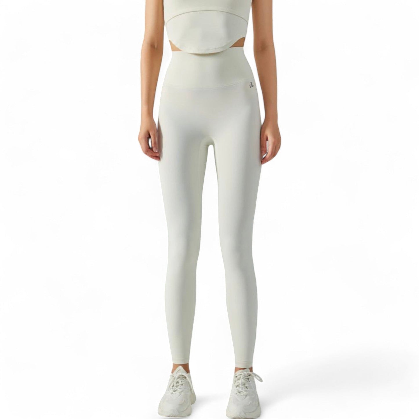Women's High Waist Ribbed Texture Seamless Leggings
