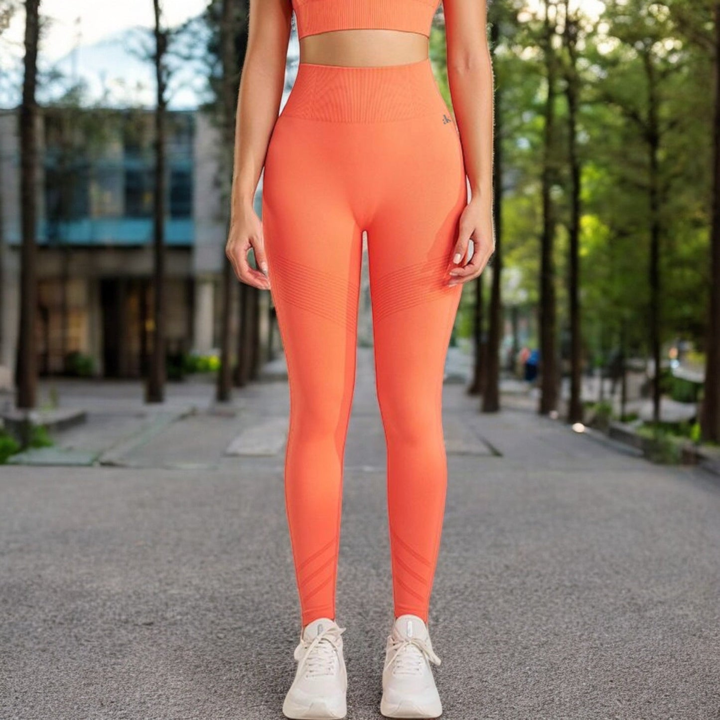 Women's High Waist Seamless Leggings with Full-Length Compression Fit