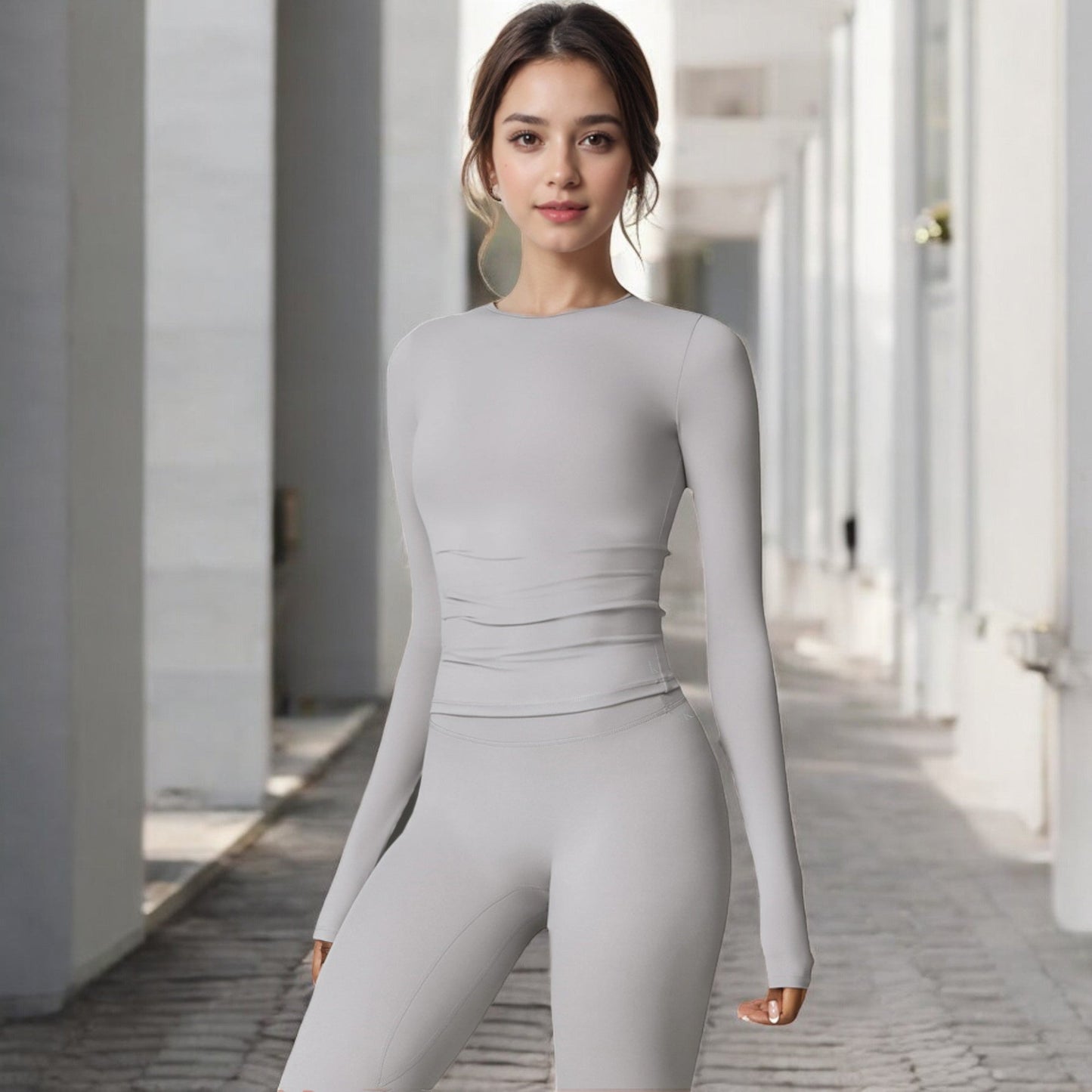Long Sleeve Seamless Activewear Top