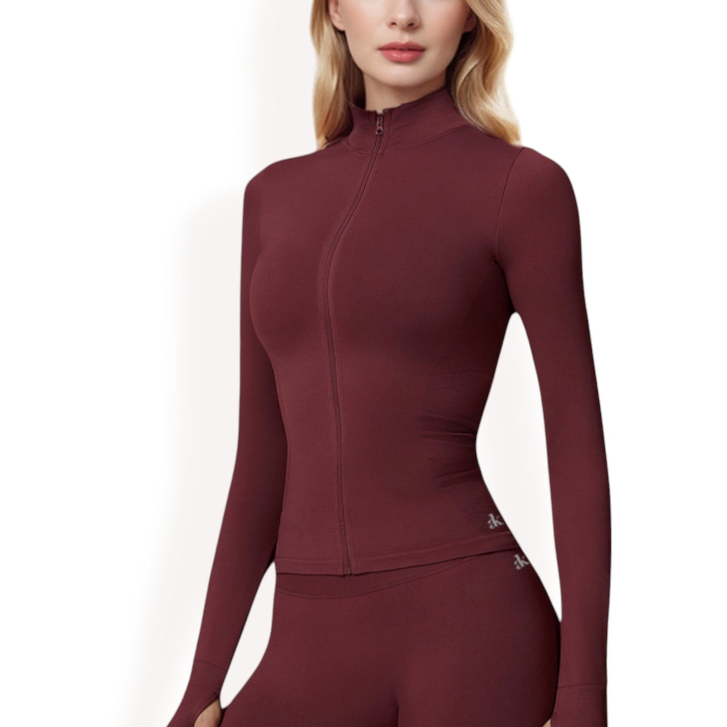 Long Sleeve Zip-Up Activewear Jacket