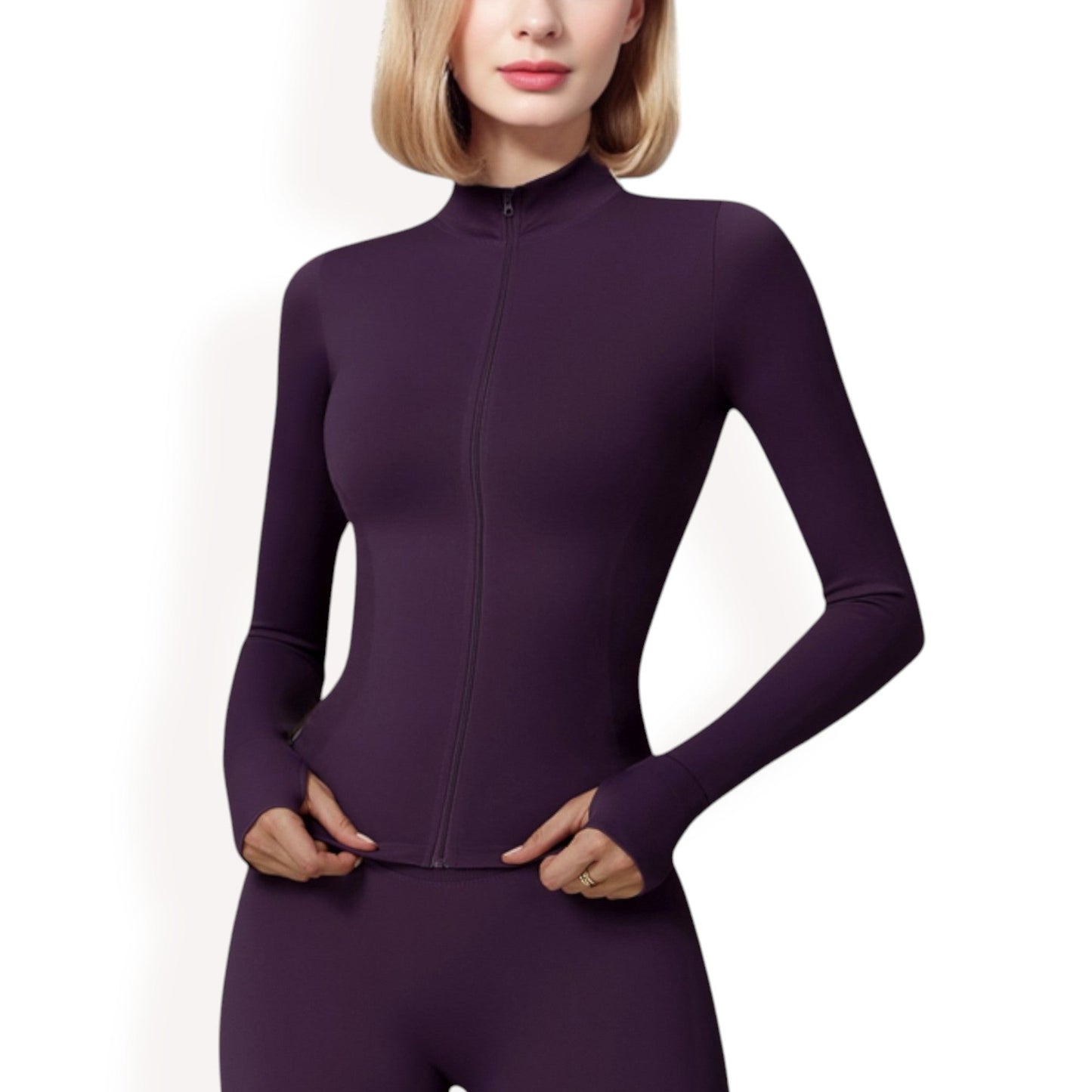 Long Sleeve Zip-Up Activewear Jacket