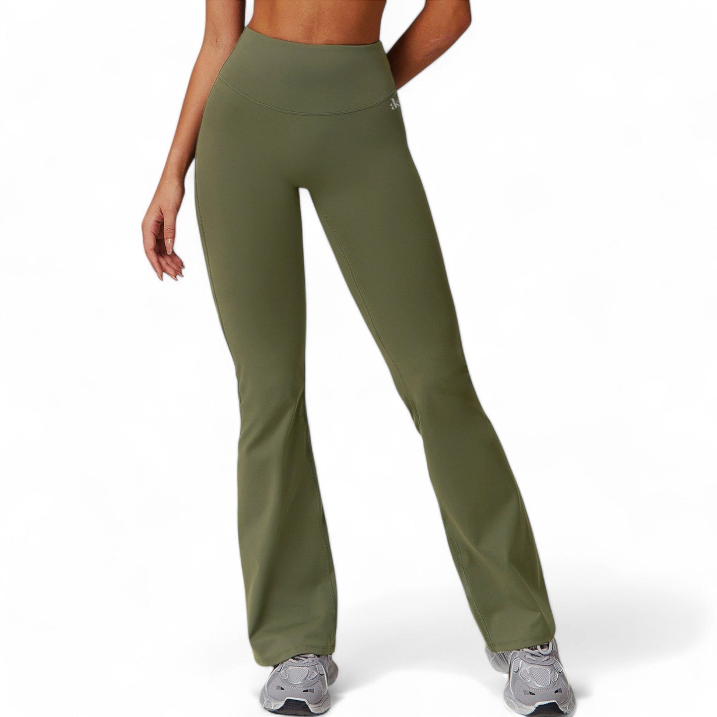High Waist Flared Leg Yoga Pants