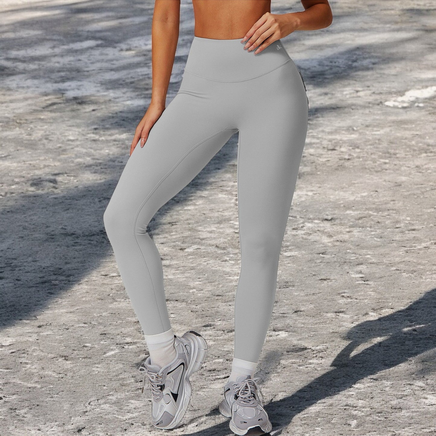 High Waist Seamless Leggings with Full-Length Design