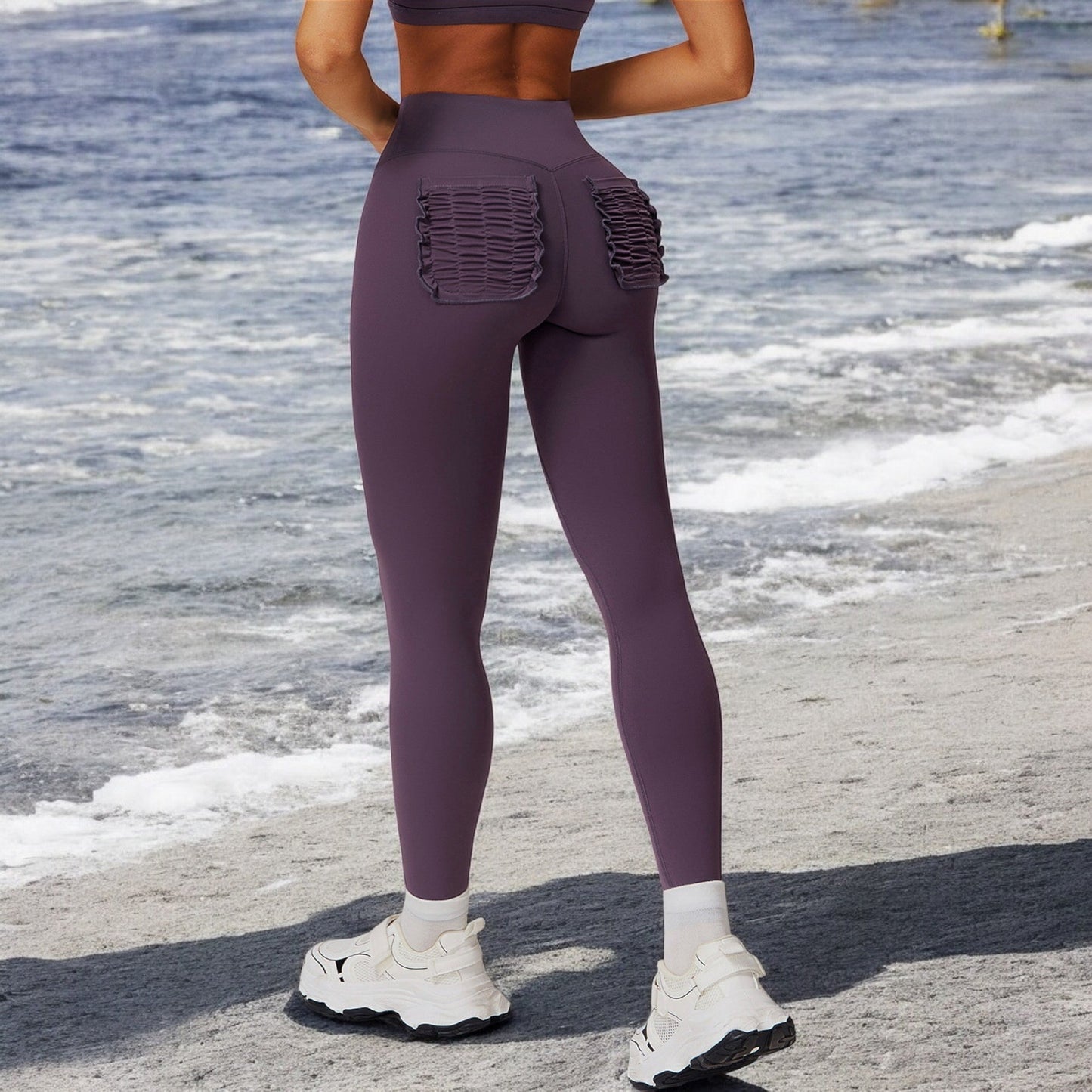High Waist Seamless Leggings with Full-Length Design