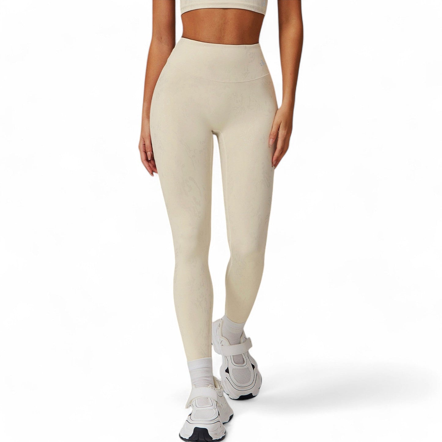 High-Waist Textured Seamless Leggings