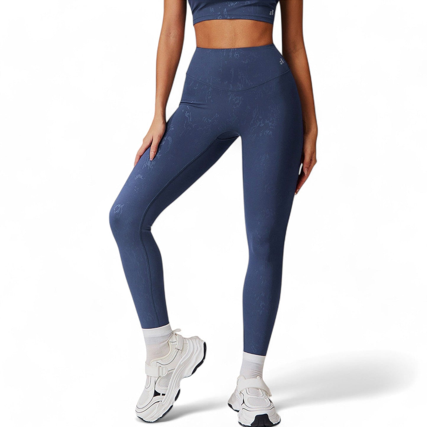 High-Waist Textured Seamless Leggings