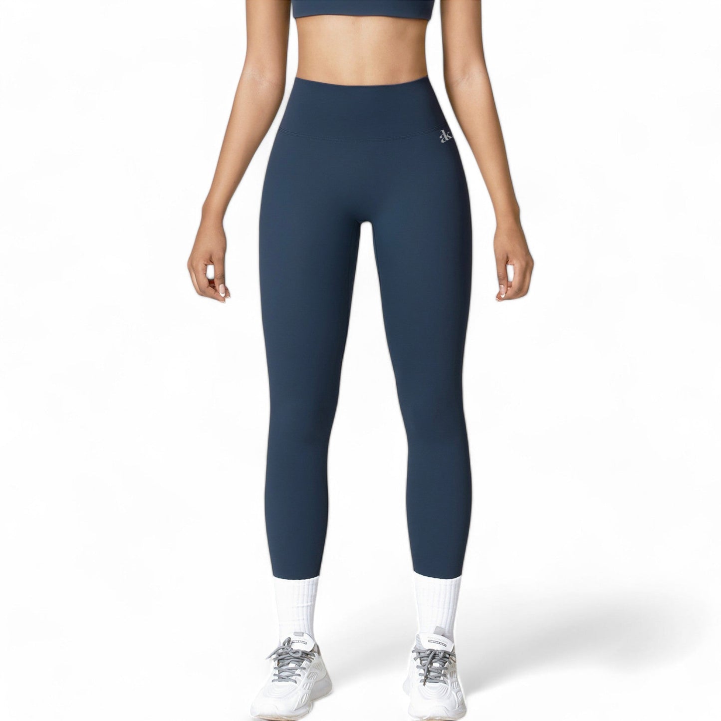 High Waist Seamless Active Leggings with Elastic Waistband and Comfortable Stretch Fabric