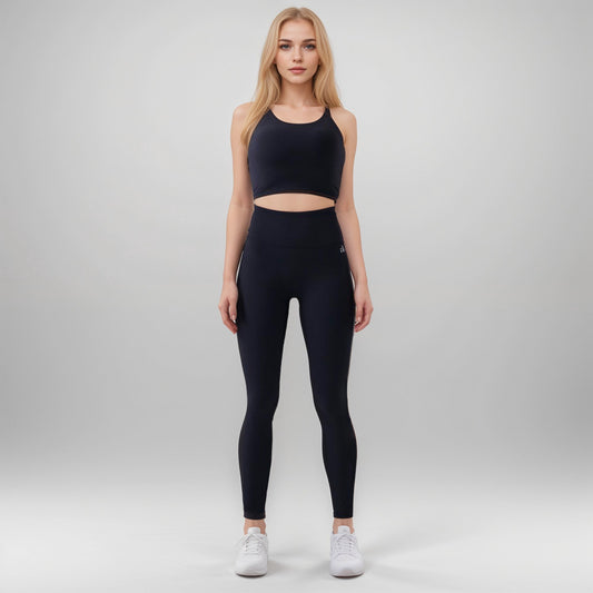 Active Women's High Waist Seamless Leggings with Full-Length Ankle Fit