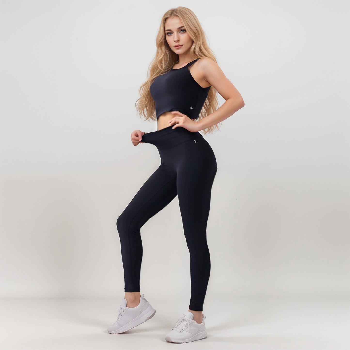 Active Women's High Waist Seamless Leggings with Full-Length Ankle Fit