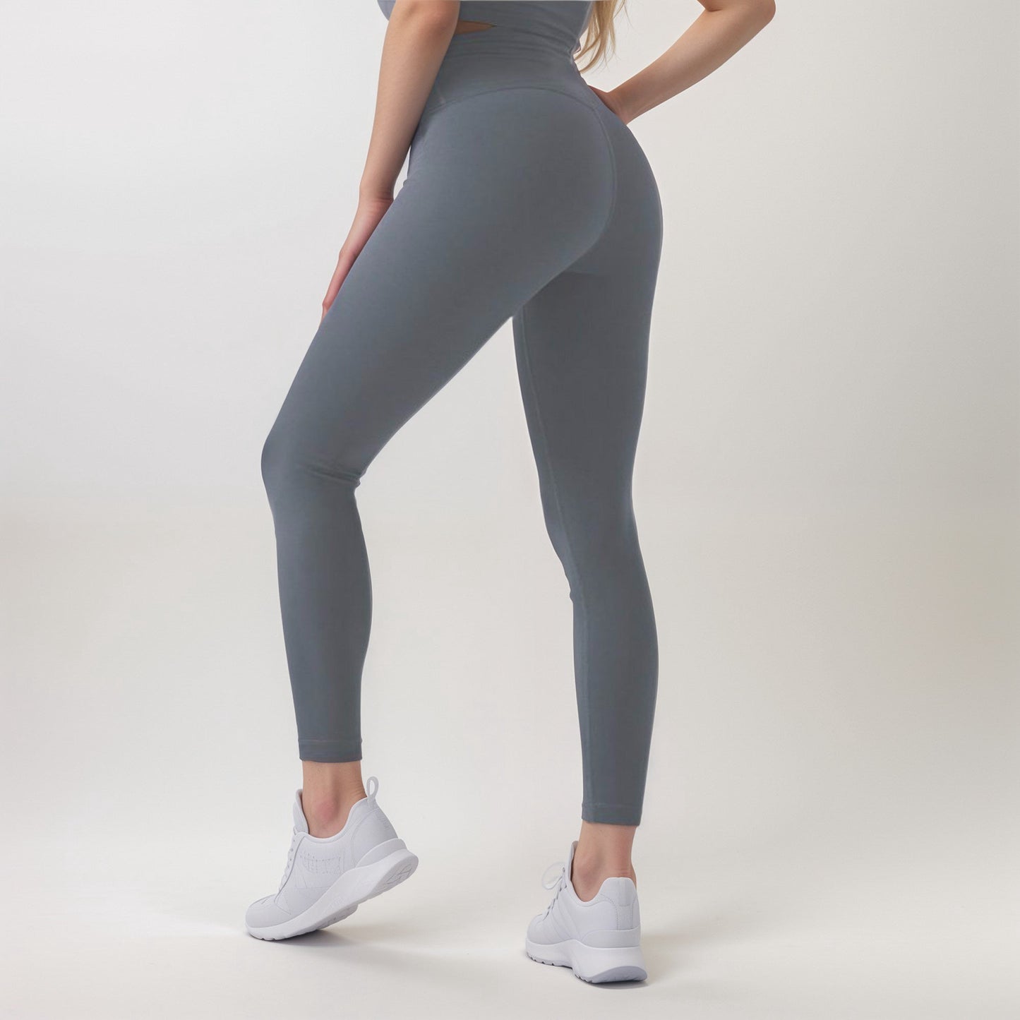 Active Women's High Waist Seamless Leggings with Full-Length Ankle Fit