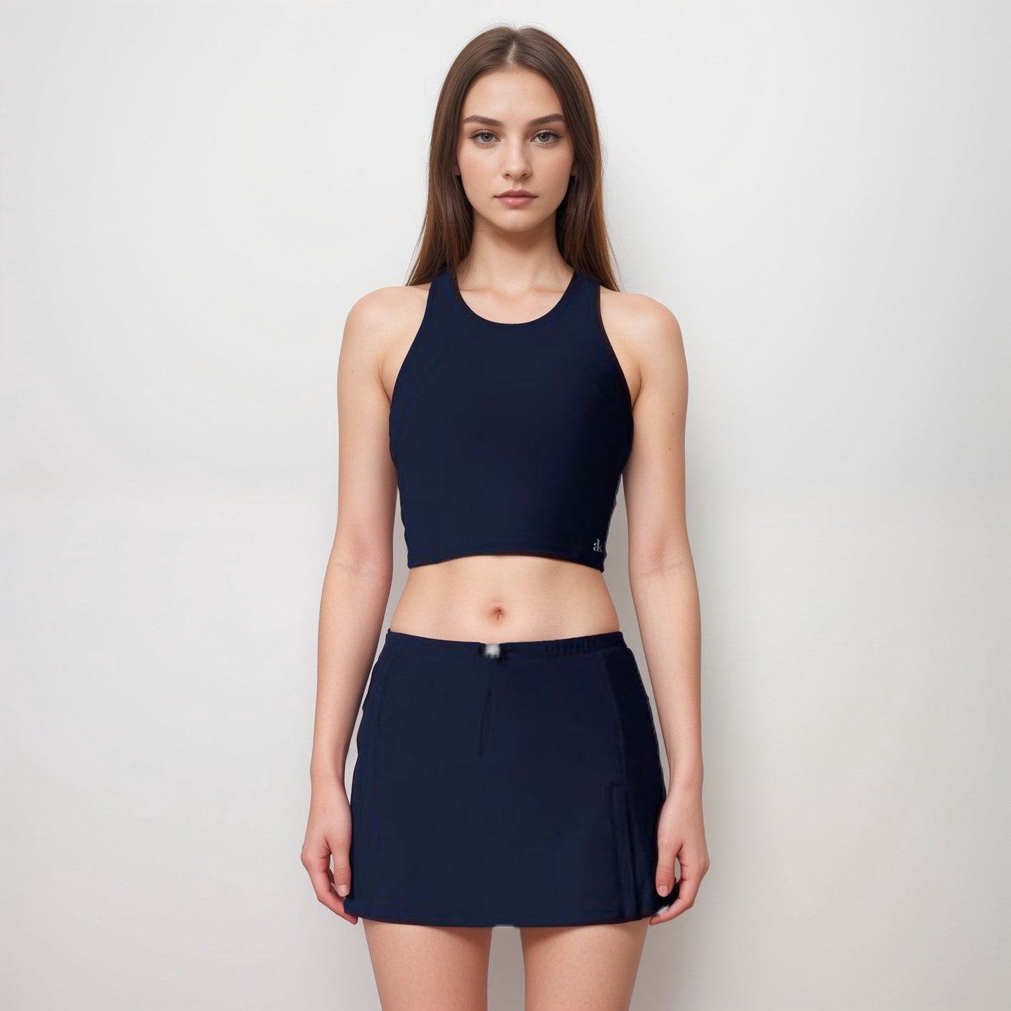 Active Women's Athletic Skort with Side Pocket and Built-In Shorts