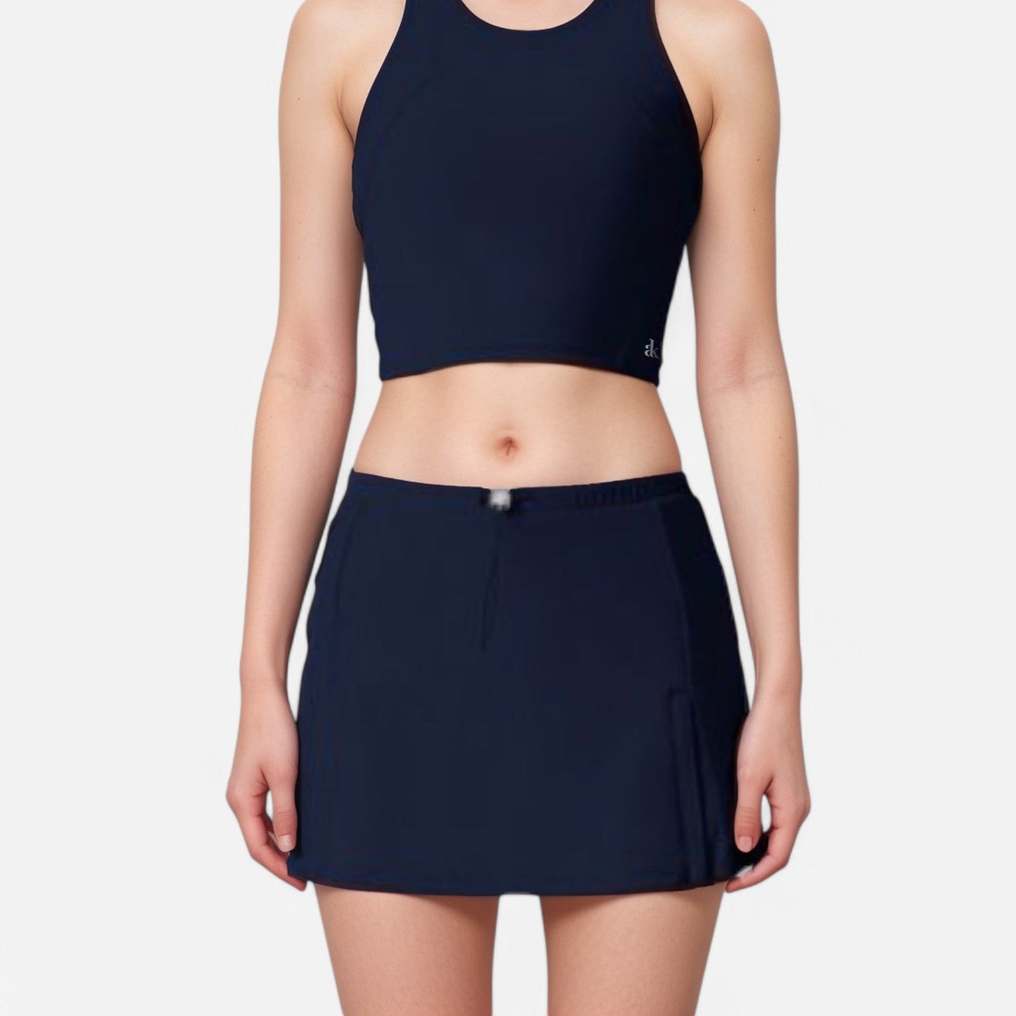 Active Women's Athletic Skort with Side Pocket and Built-In Shorts