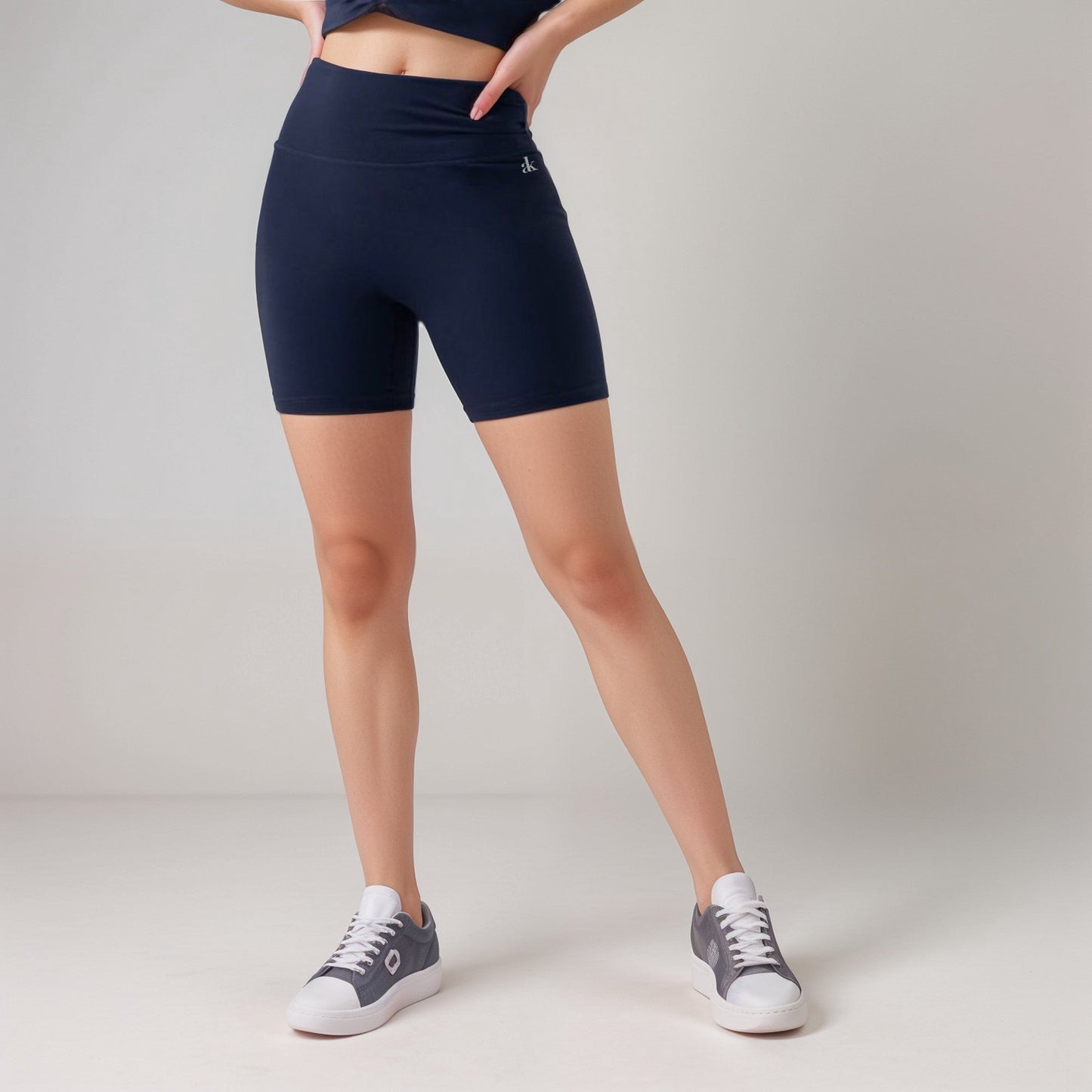 Active Women's High Waist Biker Shorts with Seamless Design