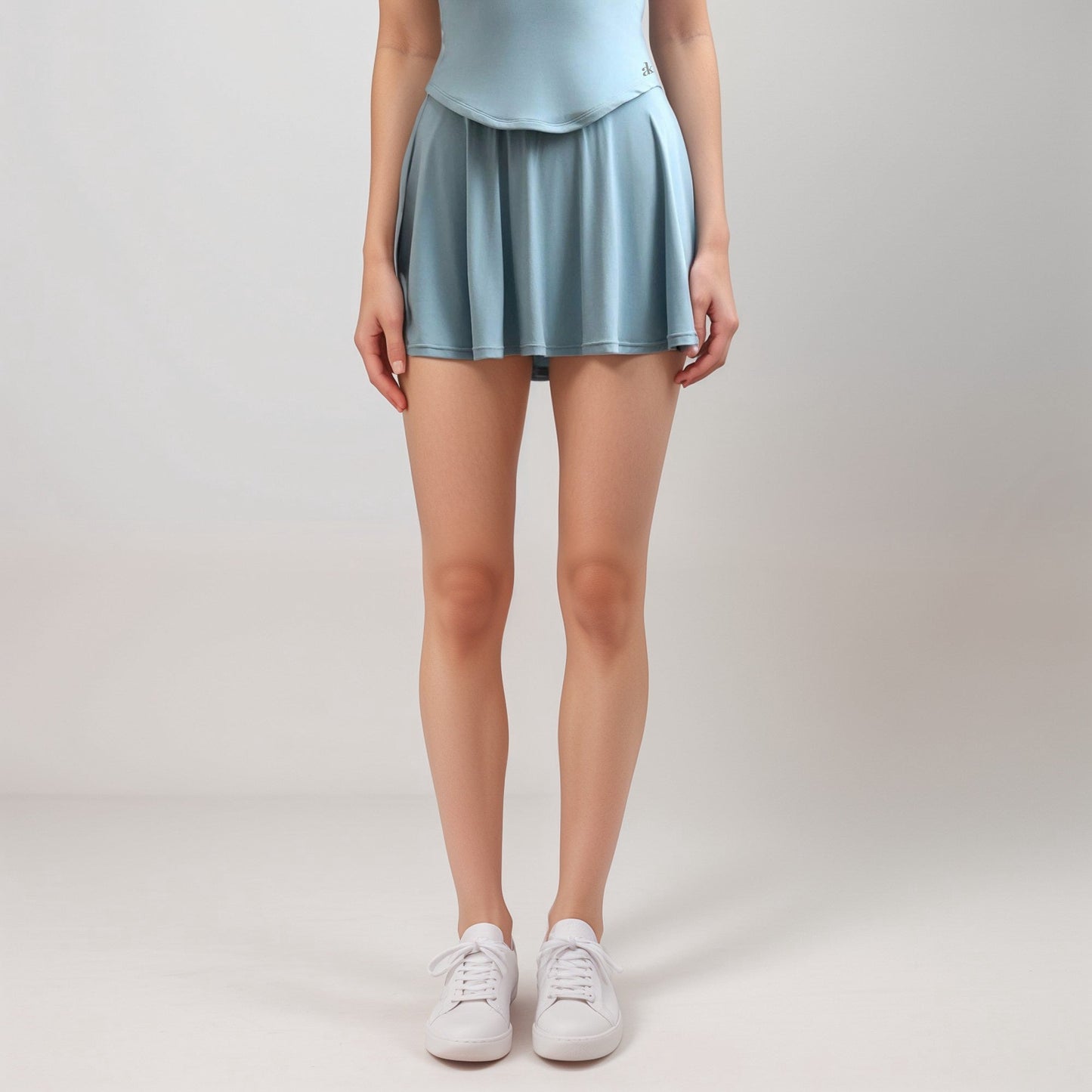 Active Women's Flowy Active Skirt with Smooth High Waistband and Lightweight Stretch Fabric