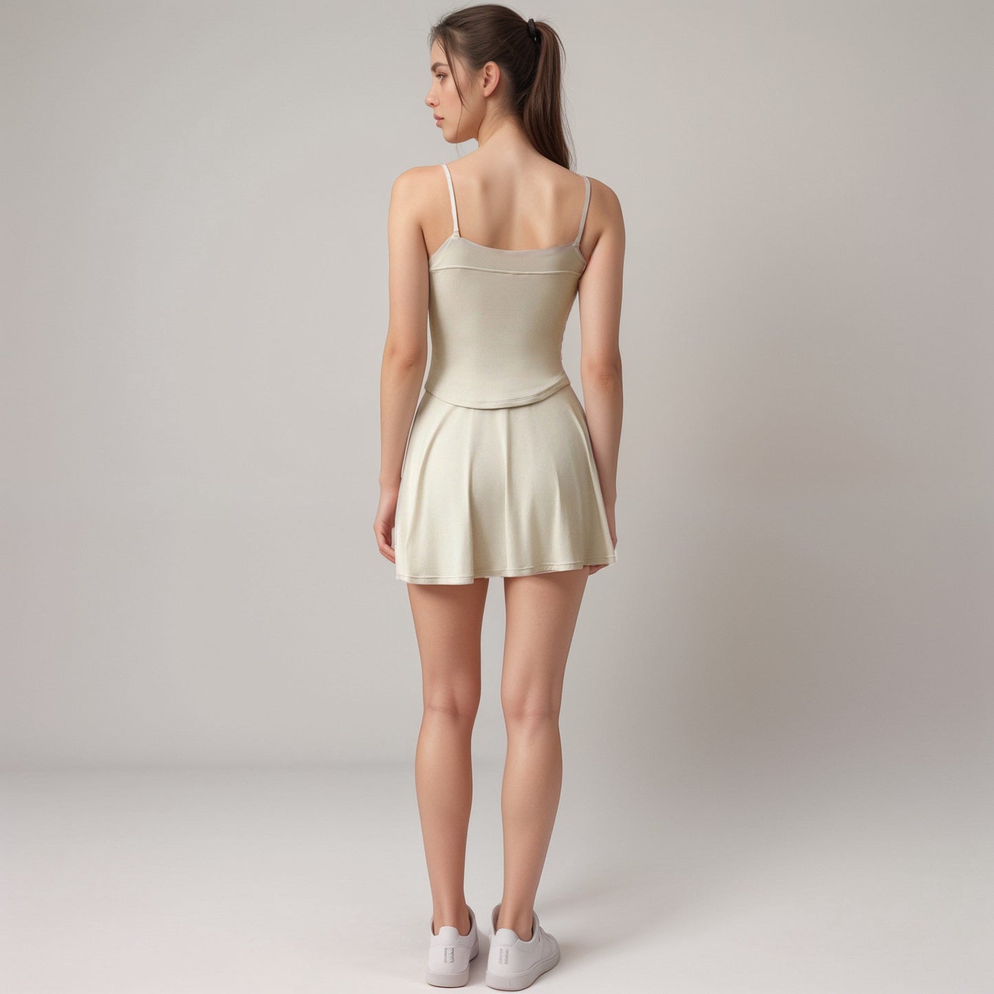 Active Women's Flowy Active Skirt with Smooth High Waistband and Lightweight Stretch Fabric