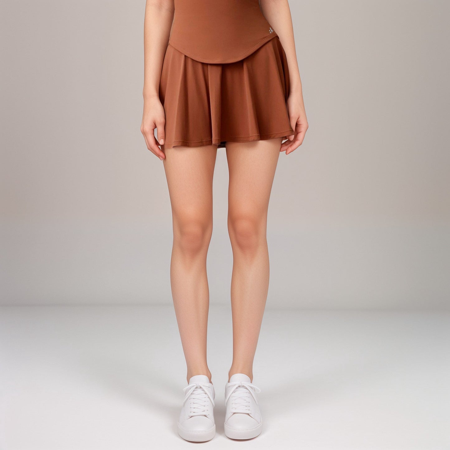 Active Women's Flowy Active Skirt with Smooth High Waistband and Lightweight Stretch Fabric