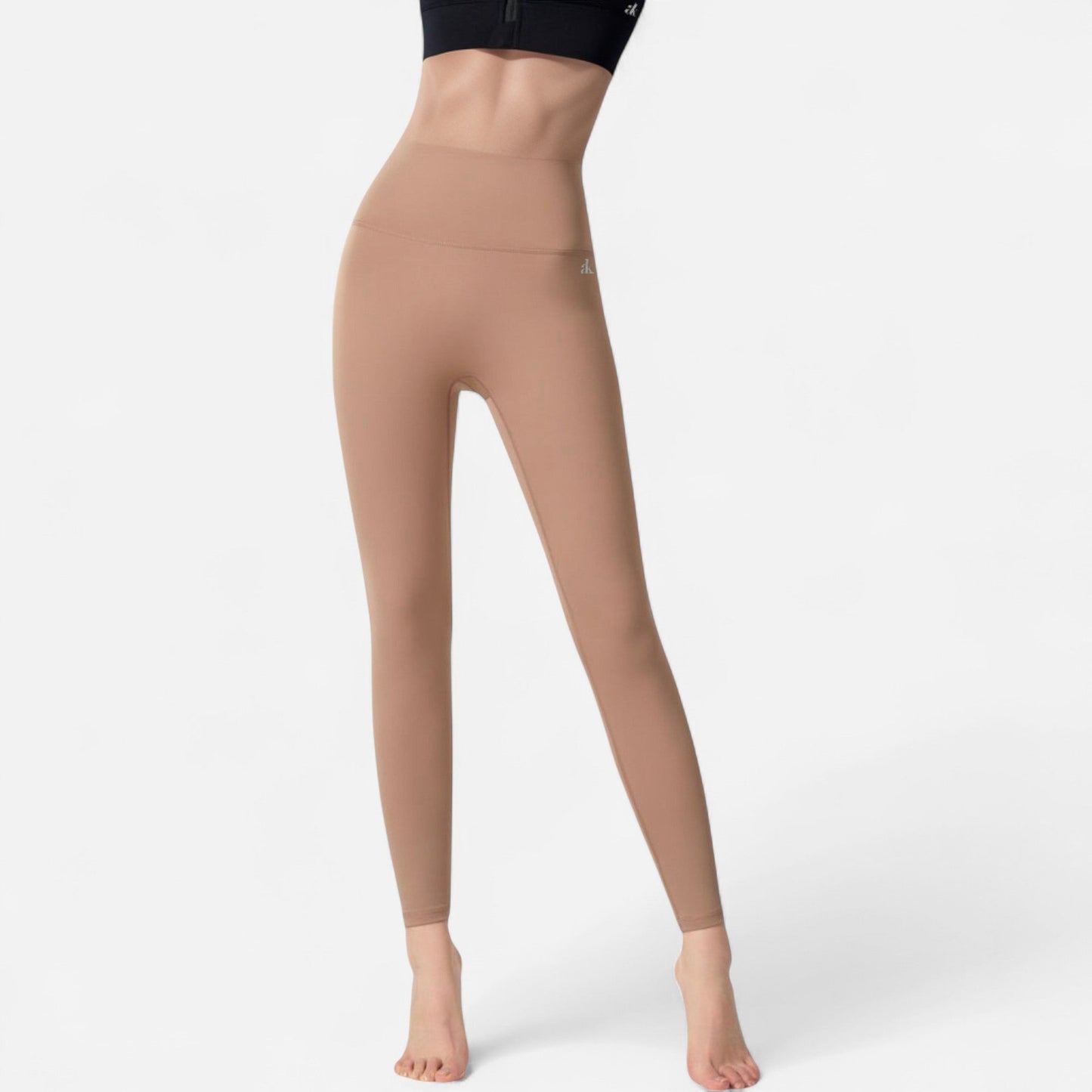 Seamless Full-Length Leggings with High Waistband for Streamlined Comfort and Everyday Stretch Fit