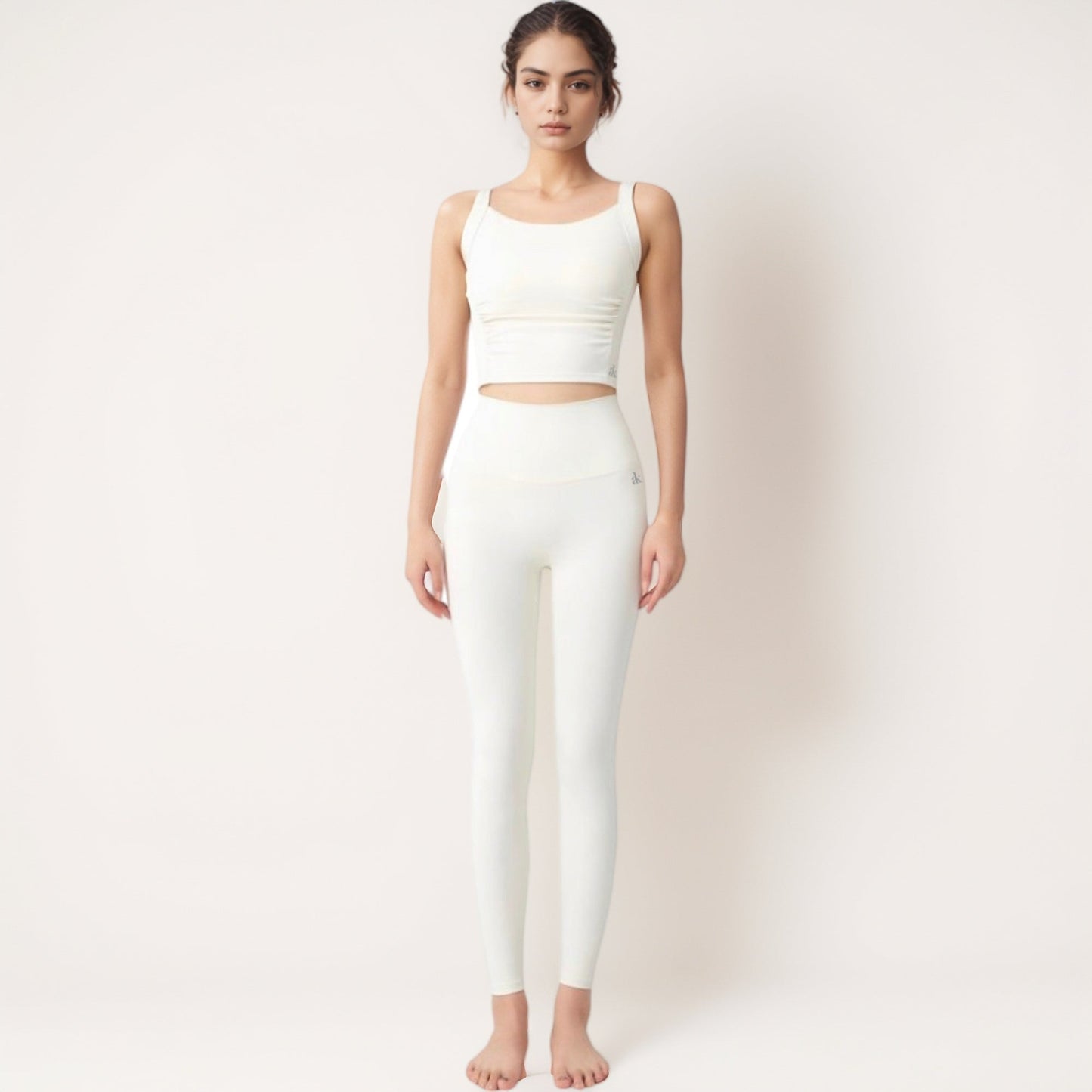Seamless Full-Length Leggings with High Waistband for Streamlined Comfort and Everyday Stretch Fit