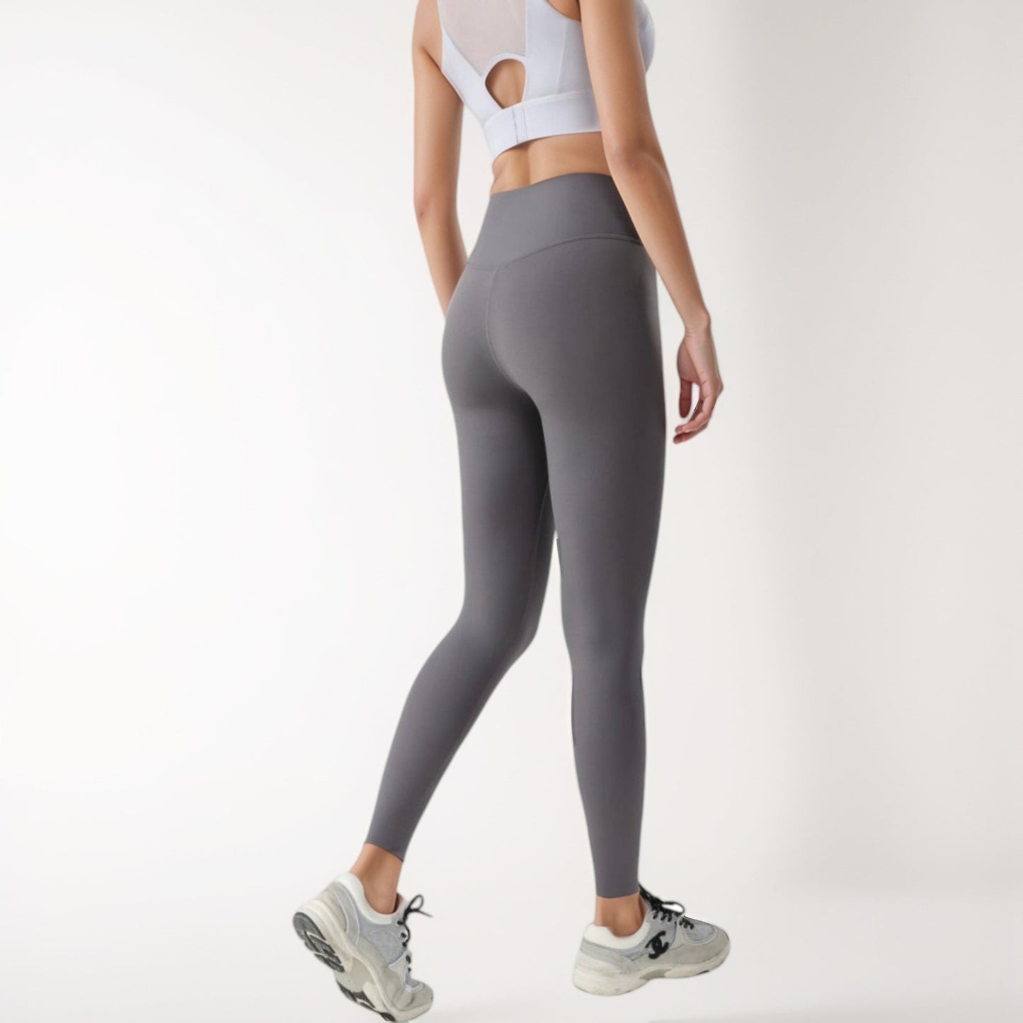Seamless High Waist Leggings with Compression Fit and Ultra-Smooth Second Skin Feel