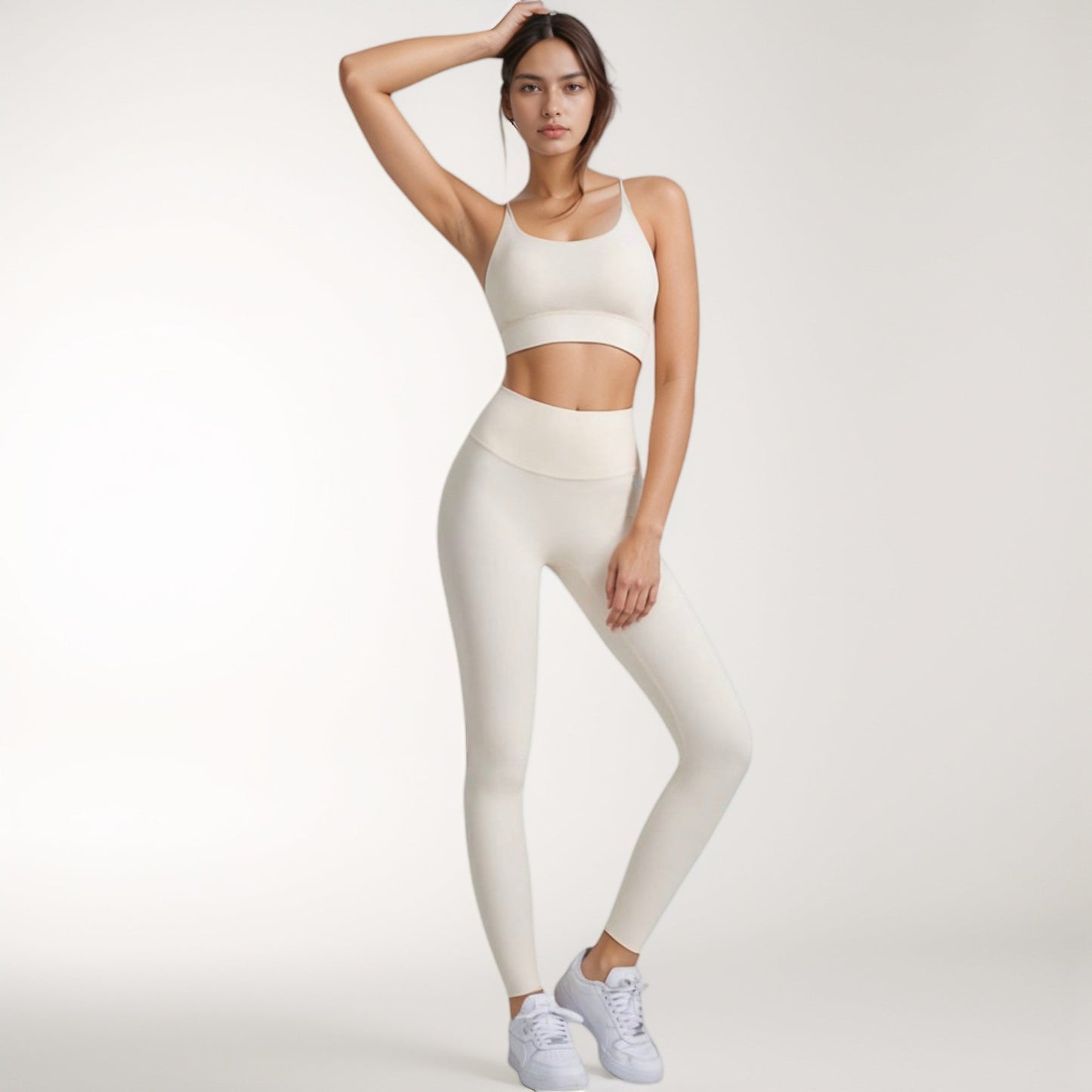 Seamless High Waist Leggings with Compression Fit and Ultra-Smooth Second Skin Feel