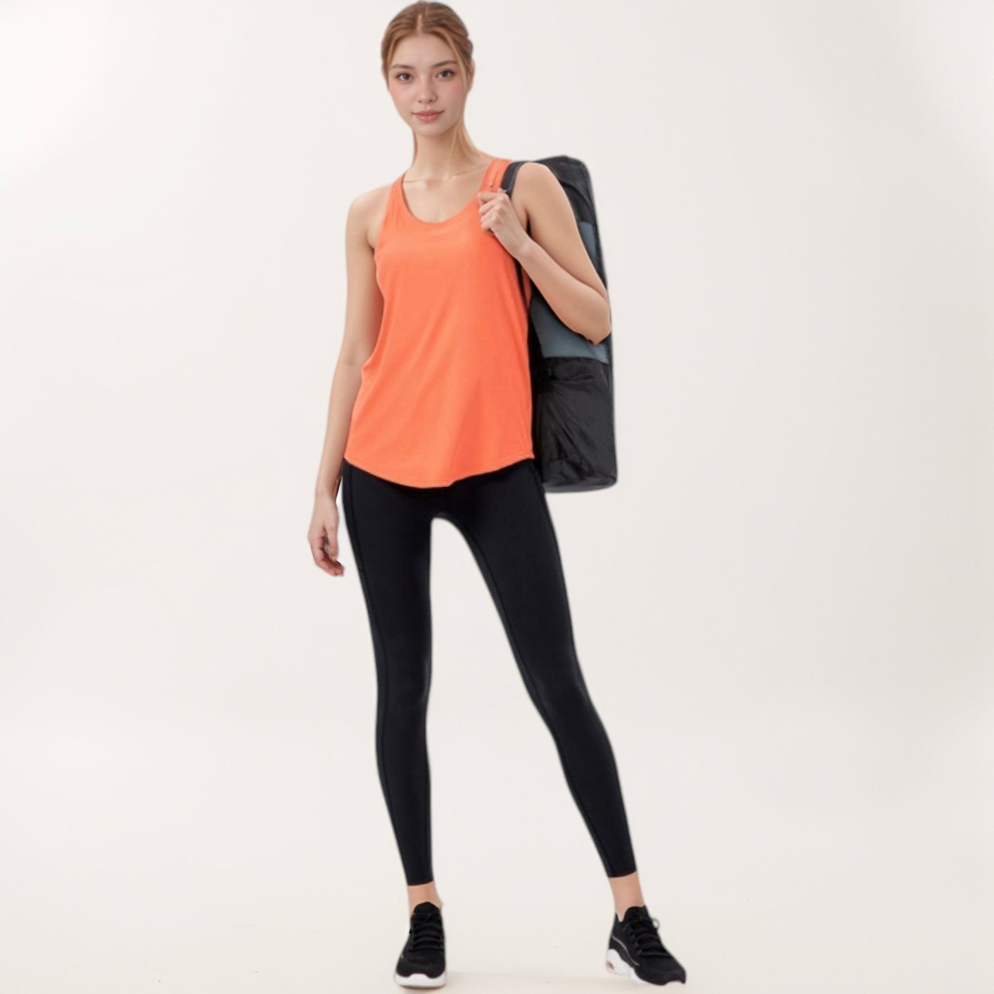 Women's Sleeveless Scoop Neck Workout Tank Top for Active and Casual Wear