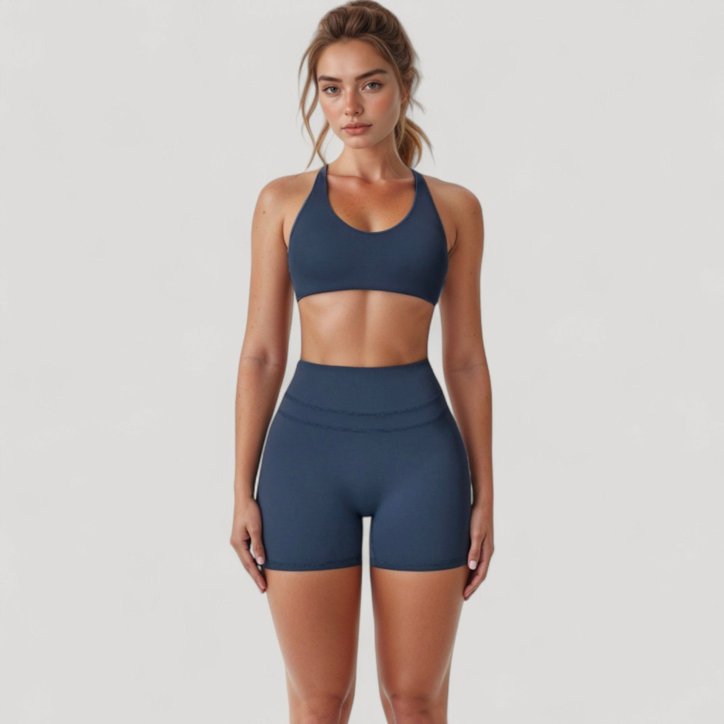 High Waist Seamless Biker Shorts with Wide Waistband and Stretch Fit for Active Comfort - Small, Fuchsia
