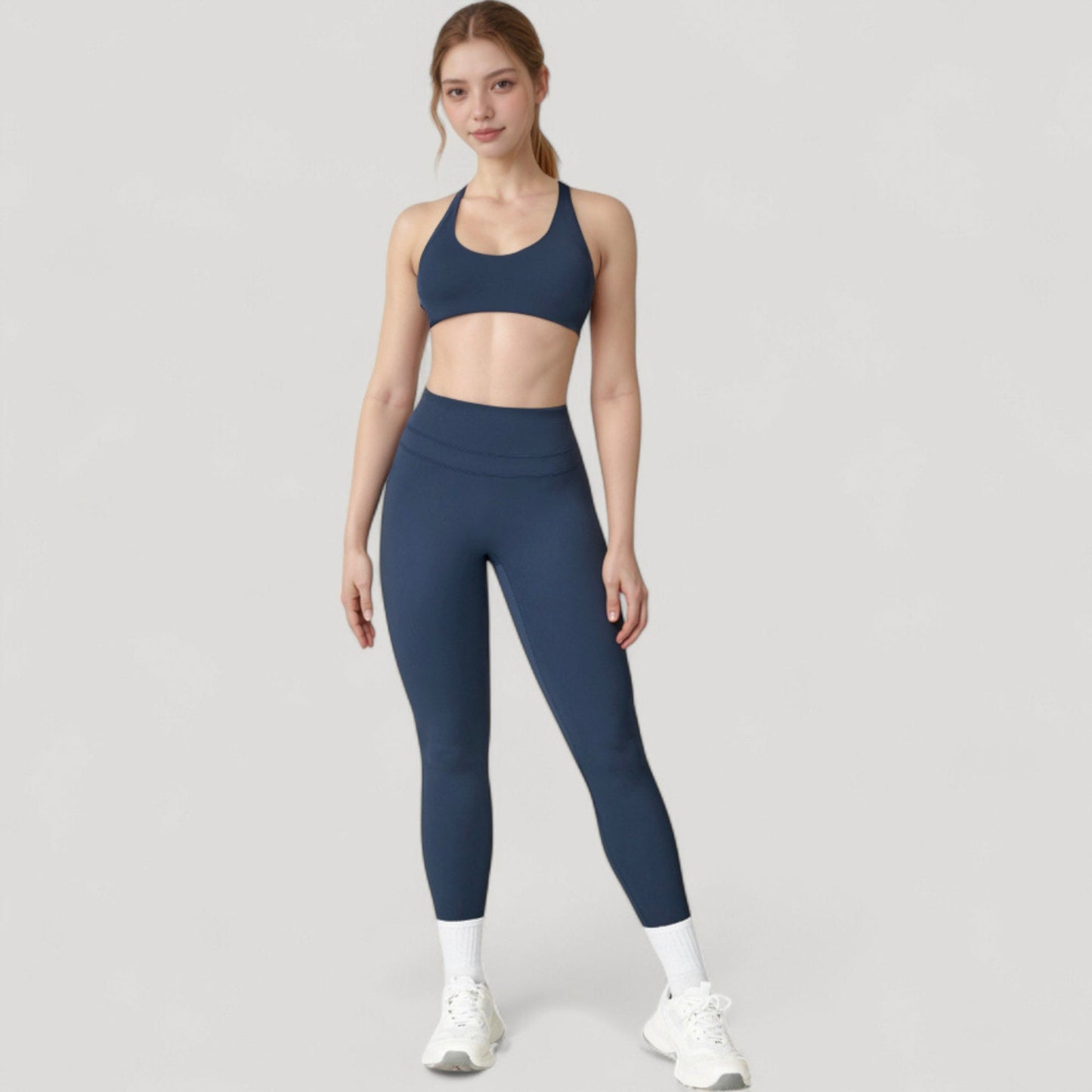 Women's High Waist Full Length Seamless Compression Leggings for Active and Casual Wear