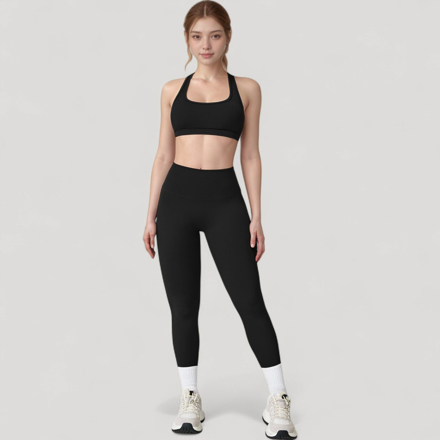 High Waist Full Length Leggings with Seamless Design and Stretch Fit for Everyday Movement
