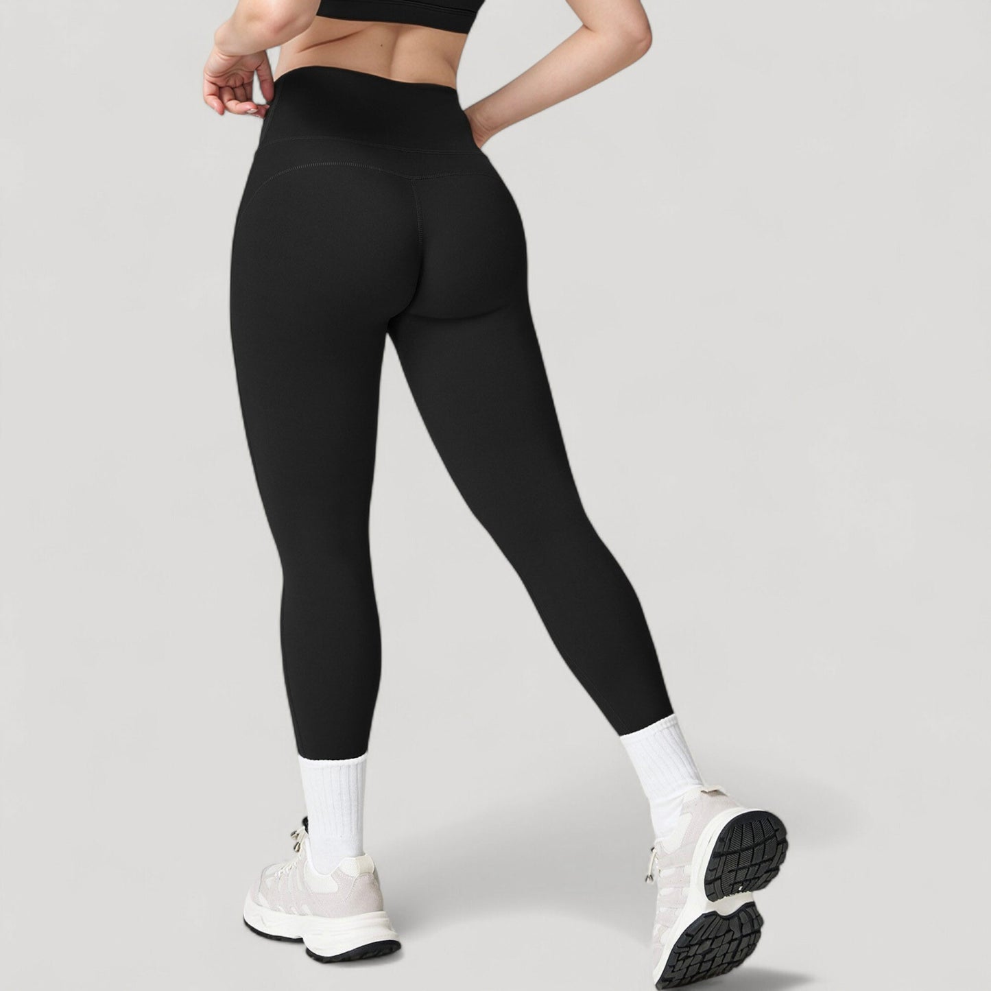 High Waist Full Length Leggings with Seamless Design and Stretch Fit for Everyday Movement