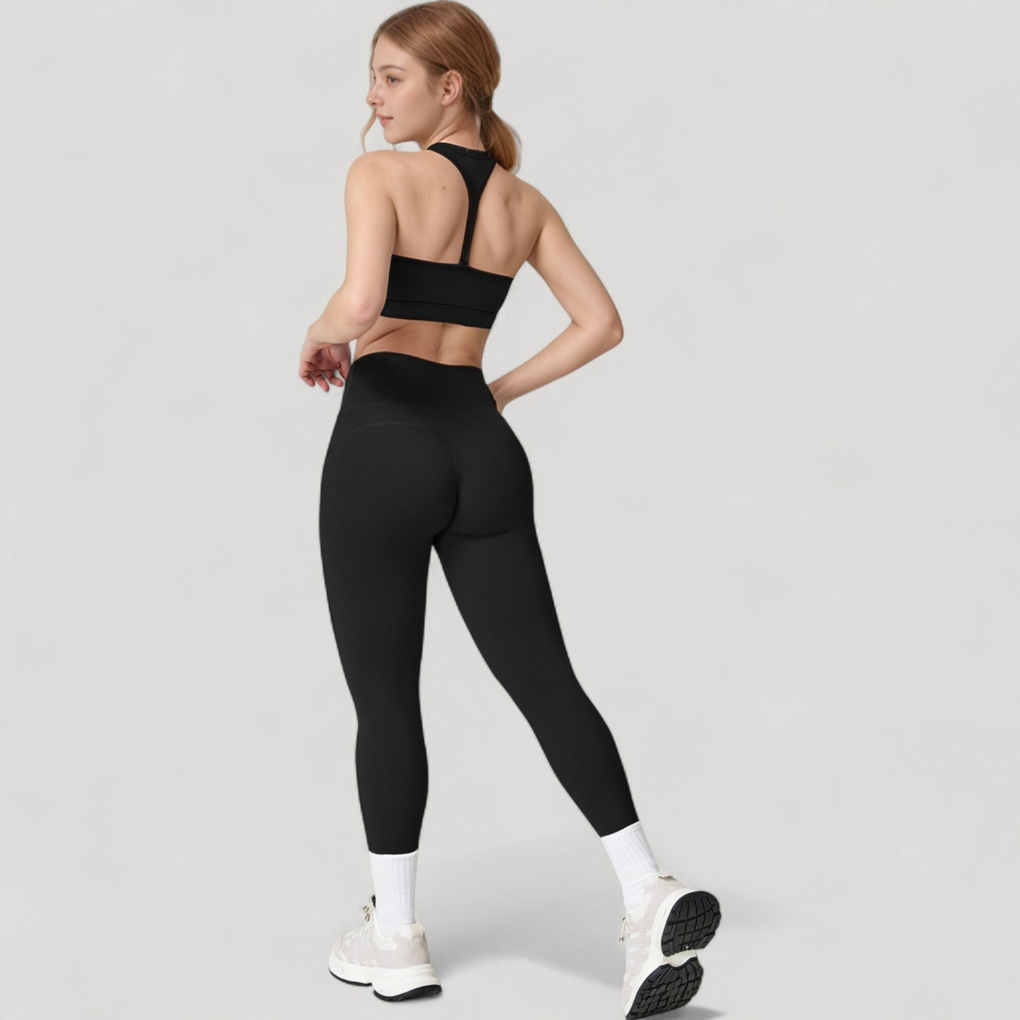 High Waist Full Length Leggings with Seamless Design and Stretch Fit for Everyday Movement