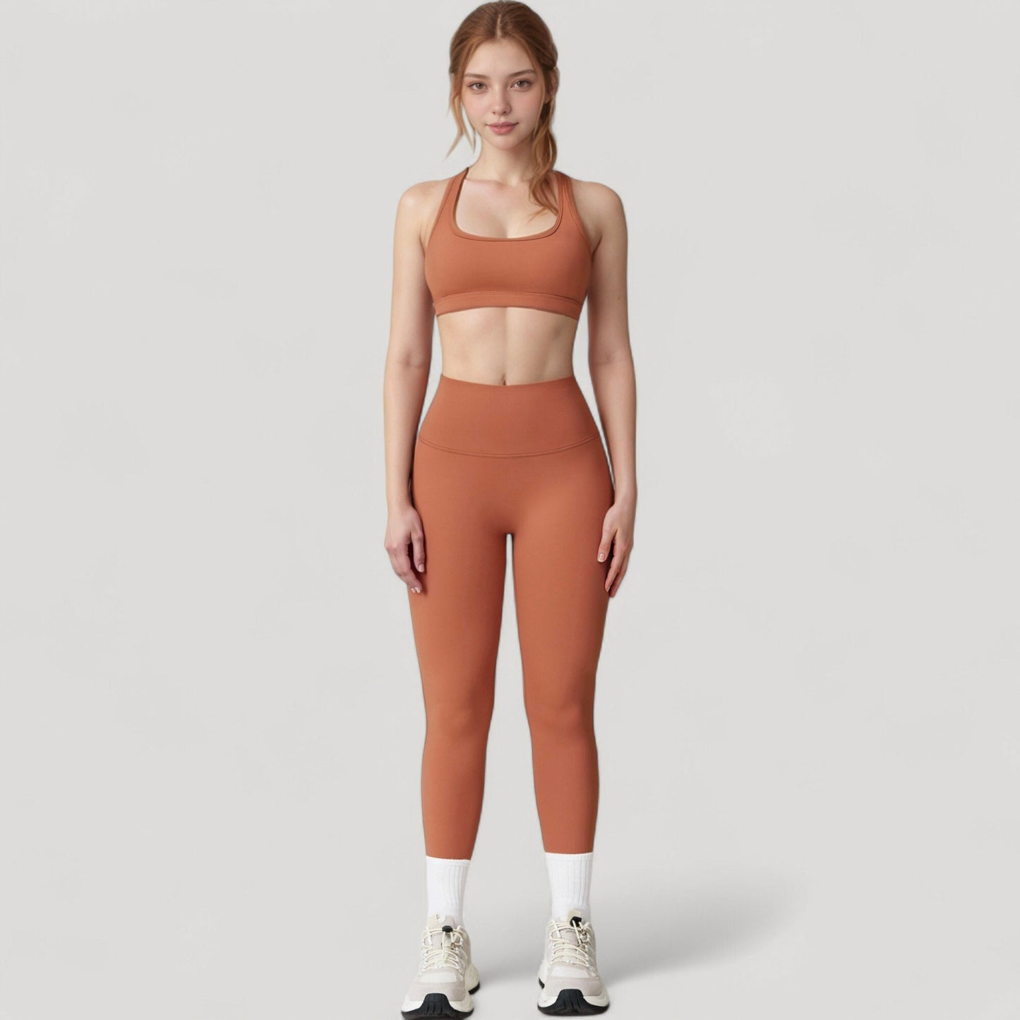 High Waist Full Length Leggings with Seamless Design and Stretch Fit for Everyday Movement