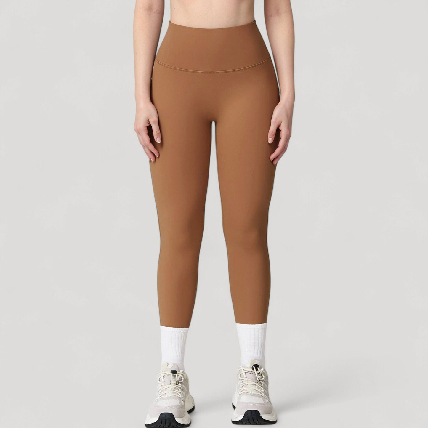 High Waist Full Length Leggings with Seamless Design and Stretch Fit for Everyday Movement