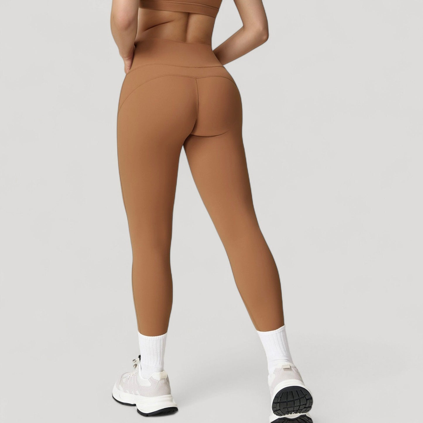 High Waist Full Length Leggings with Seamless Design and Stretch Fit for Everyday Movement