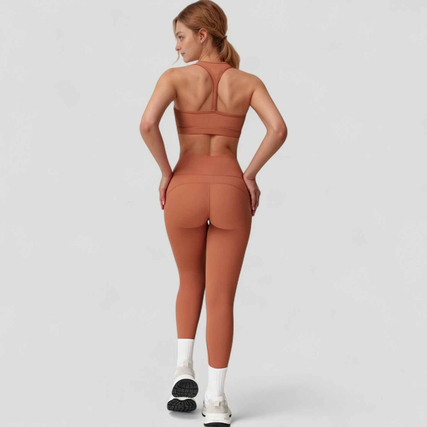 High Waist Full Length Leggings with Seamless Design and Stretch Fit for Everyday Movement