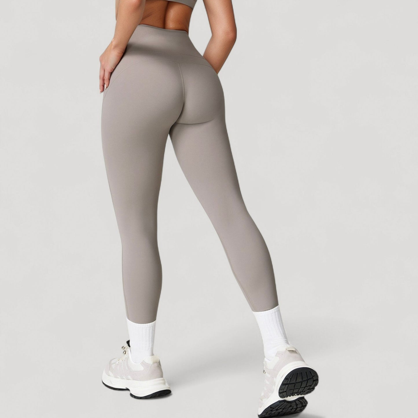 High Waist Full Length Leggings with Seamless Design and Stretch Fit for Everyday Movement
