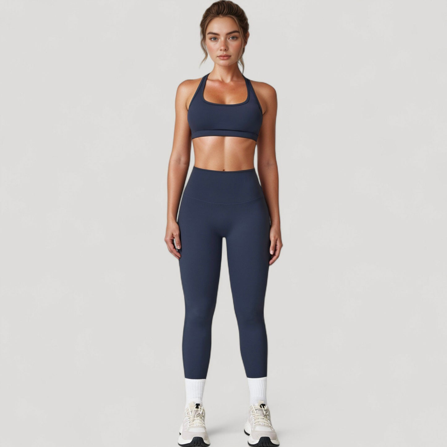 High Waist Full Length Leggings with Seamless Design and Stretch Fit for Everyday Movement
