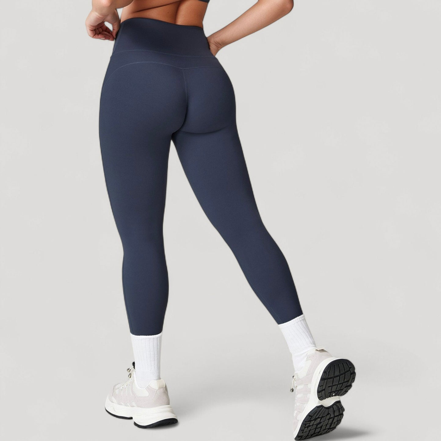 High Waist Full Length Leggings with Seamless Design and Stretch Fit for Everyday Movement