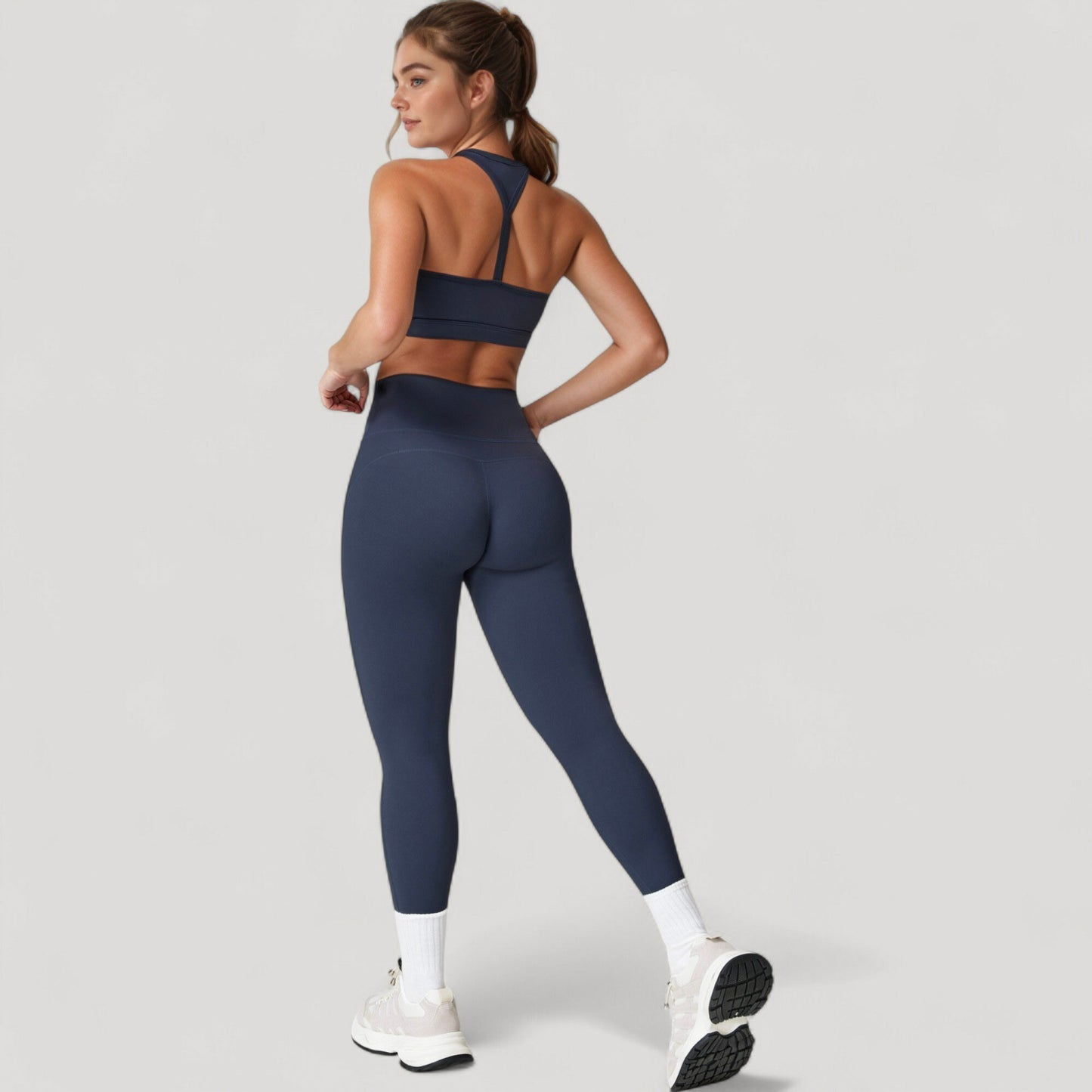 High Waist Full Length Leggings with Seamless Design and Stretch Fit for Everyday Movement