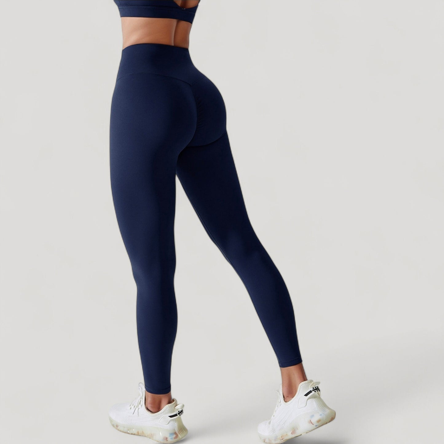 High Waist Compression Leggings with Seamless Fit and Sculpting Stretch Fabric