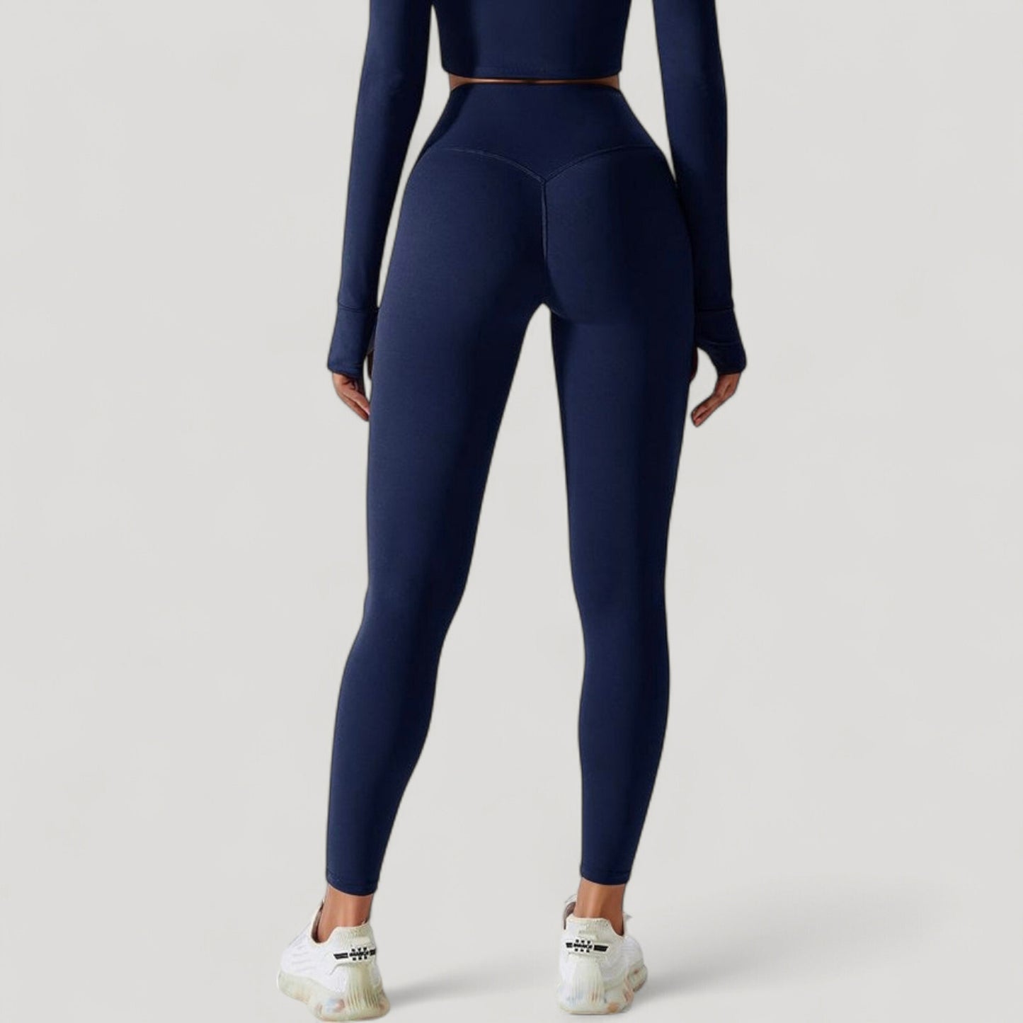 High Waist Compression Leggings with Seamless Fit and Sculpting Stretch Fabric