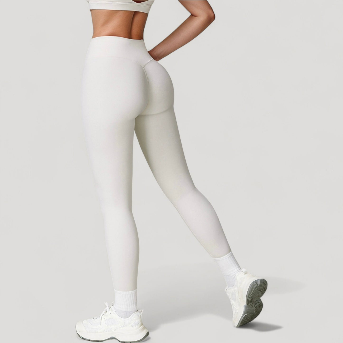 High Waist Compression Leggings with Seamless Fit and Sculpting Stretch Fabric