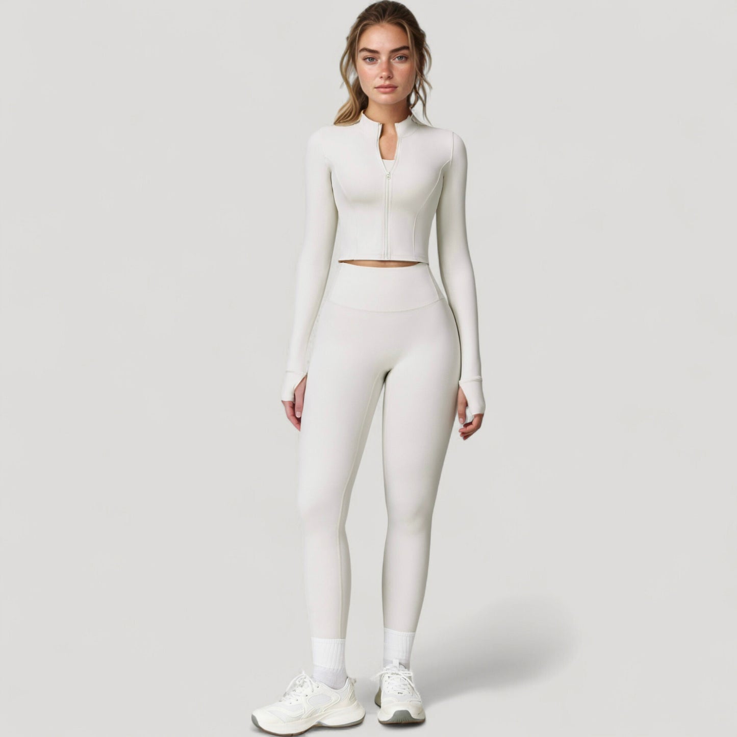 High Waist Compression Leggings with Seamless Fit and Sculpting Stretch Fabric