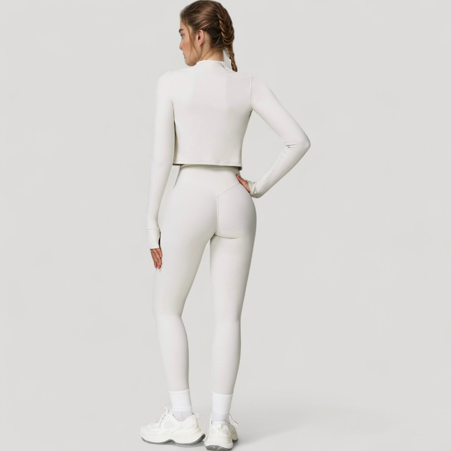 High Waist Compression Leggings with Seamless Fit and Sculpting Stretch Fabric