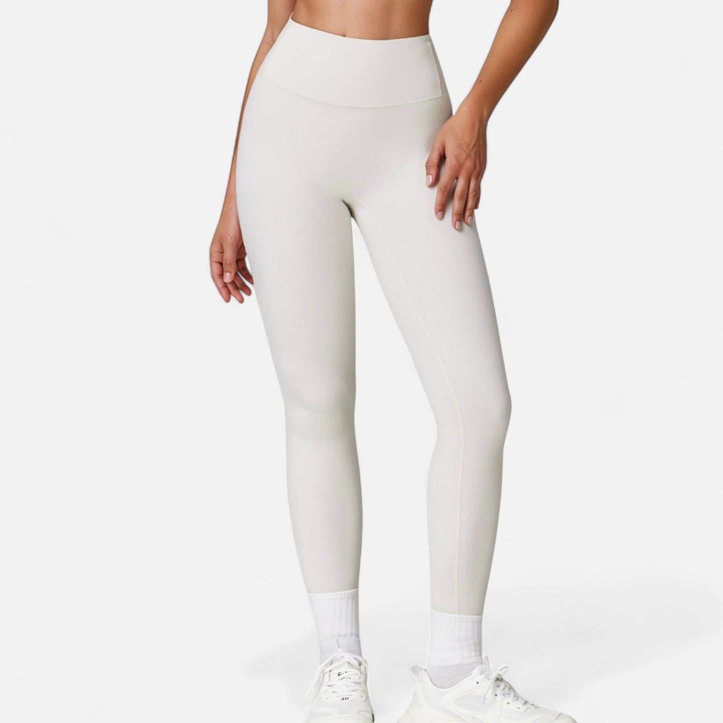 High Waist Compression Leggings with Seamless Fit and Sculpting Stretch Fabric
