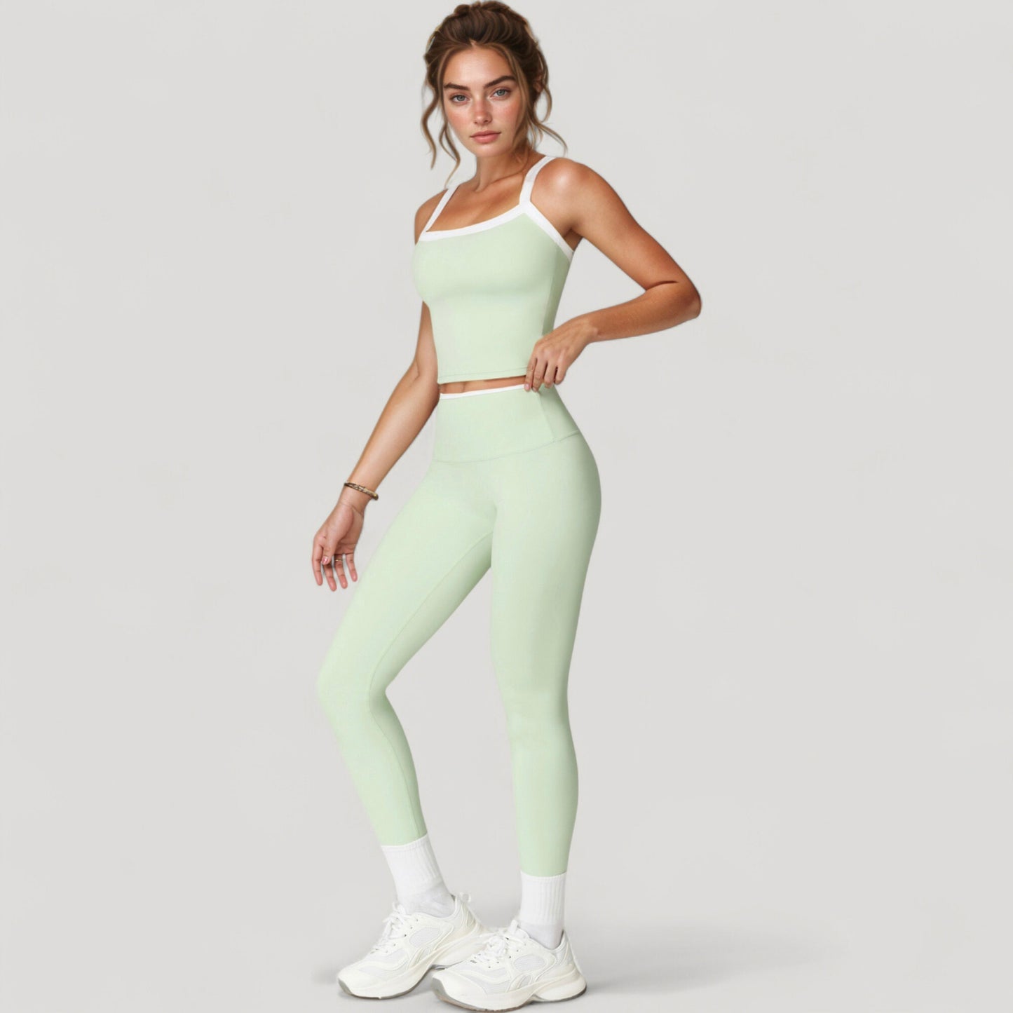 High Waist Seamless Leggings with Tummy Control and Sculpting Fit for Active or Casual Everyday Wear